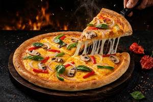 Red Hot Spicy Veggie Farmhouse Pizza