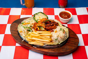Oriental Chicken Served In Chilli Garlic Sauce