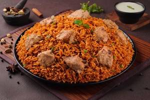 Hyderabadi Reshmi Tikka King Biryani (Serves 2)
