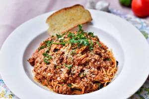 Spaghetti Lamb Bolognese Pasta