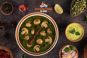 Palak With Mushroom
