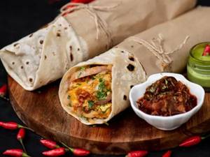 Achari Paneer Tikka Roll