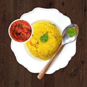 Kurnool Rawa Upma + Tomato Chutney