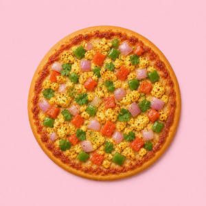 Paneer Bhurji Pizza
