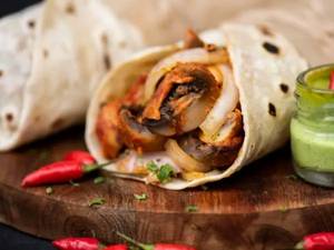 Mushroom Tikka Roll (9" Serves 1)