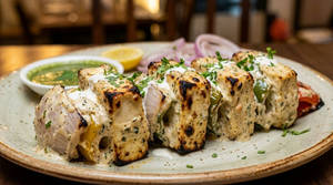 Afghani Malai  Paneer Tikka