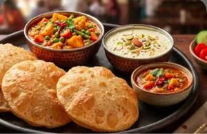 Puri 5Pc Sabji With kheer