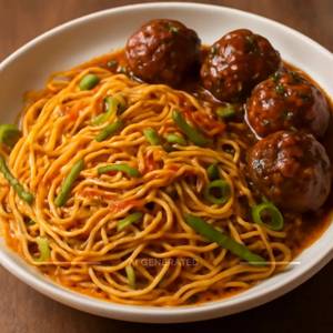 Egg Chilly Garlic Noodles