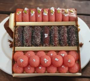 Pink Cham Cham + Black Cham Cham + Pink Rasgulla