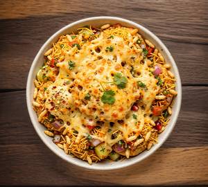 Cheesy bhel