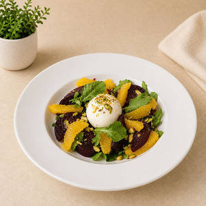 Beetroot Orange & Burrata Salad