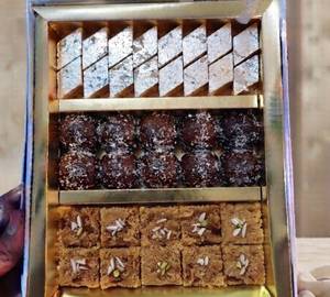 Kaju Katli + Black Cham Cham + Milkcake