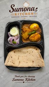 Tawa Ruti + Egg Curry