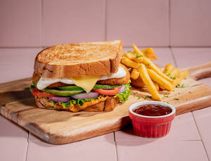 Aloo Tikki Sandwich