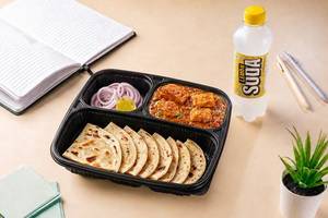 Paneer Tikka Masala Paratha Lunchbox + Lemon Soda Combo