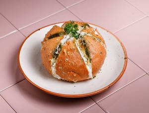 Pesto Korean Cream Cheese Bun