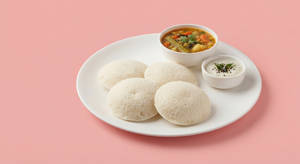 Idli Sambhar (4 Pieces)