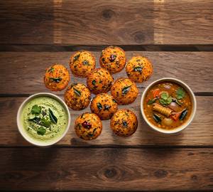Hot garlic fried idli