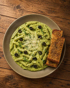 Creamy Pesto Penne Pasta