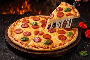 Hell Fire Chicken Pepperoni Thin Crust Pizza