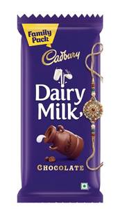 Dairy Milk Chocolate Bar 112 Gms + Rakhi Combo