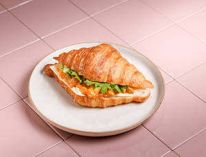 Makhani Paneer Croissant Sandwich