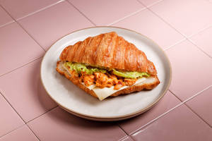 Paneer Tikka Croissant Sandwich