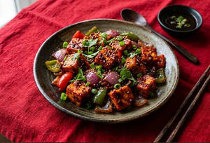 Paneer In Oyster Sauce Dry