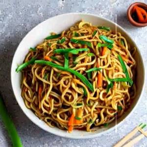 Baby Corn Garlic Noodles
