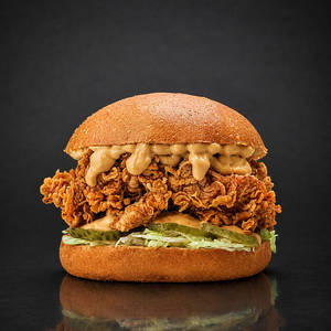 Hyper Crunchy Chicken Burger