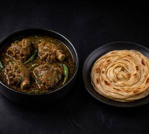 Purani Dilli's Ghee Mutton Stew With Choice Of Bread [Mutton]