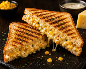 Cheese Loaded Sweet Corn Grill Sandwich (regular)