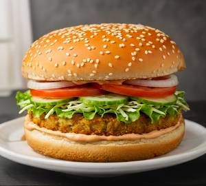 Green Aloo Tikki Burger