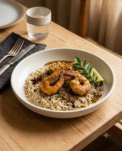 Prawn Curry Jeera Rice