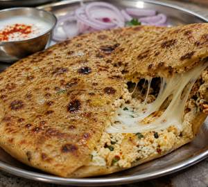 Cheese paneer paratha  [2 parathas]