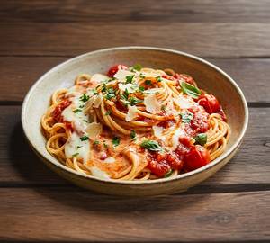 Pink Sauce Spaghetti