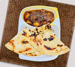 Ghee Roast Chicken & Laccha Paratha Lunch Box