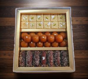 Badam Barfi + Black Cham Cham +Gulab Jamun