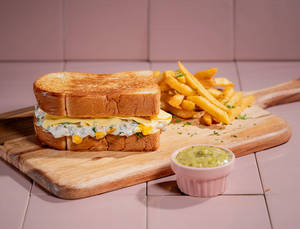 Corn & Cheese Sandwich