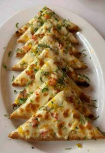 Open Cheese Chilli Sandwich