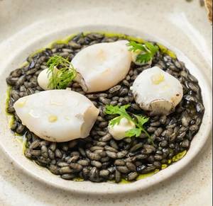 Squid Ink Risotto