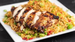 Grilled fried rice