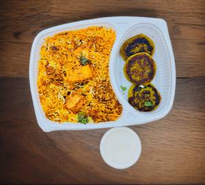 Paneer Tikka Biryani & Veg Galouti Lunch Box