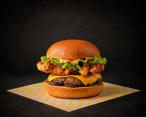 Chicken Double Decker Burger