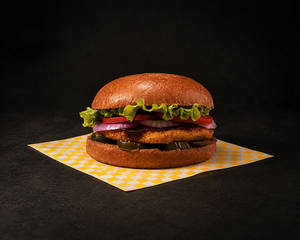 Smoky Grilled Veg Burger