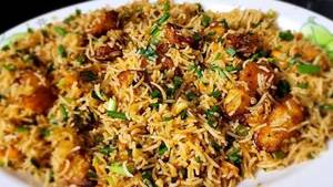 Schezwan fish fried rice