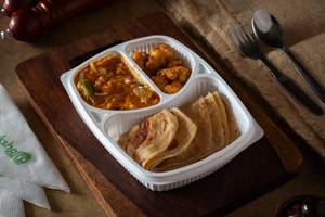 Chapati + Kadai Paneer + Gobi 65