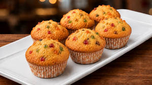 Tutti Fruity Muffins (6 Pcs)