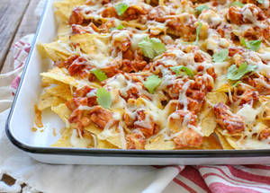 Chicken Cheesy Nachos