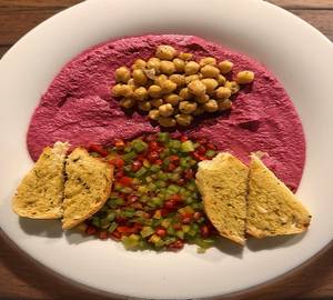 Beetroot Hummus Salad